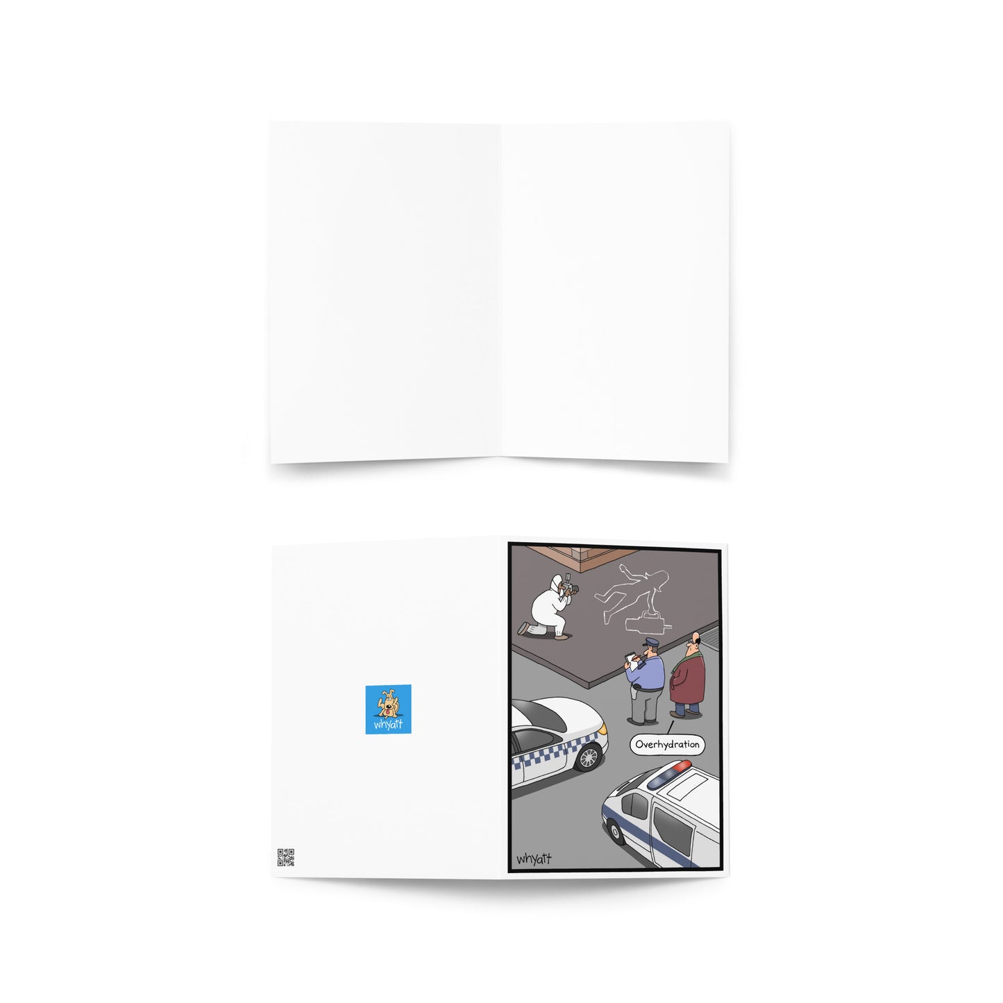 Stanley cup greeting card - Whyatt Cartoons
