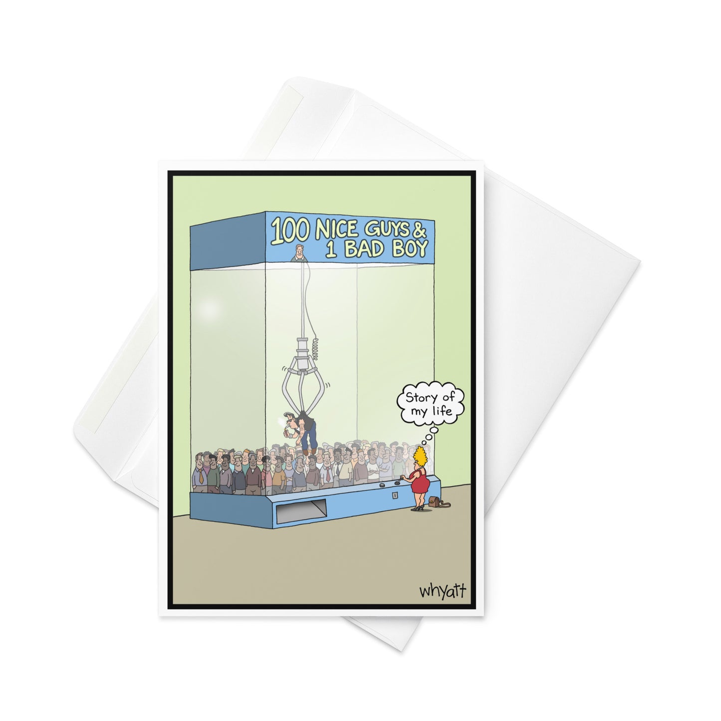 Bad boy greeting card - Whyatt Cartoons