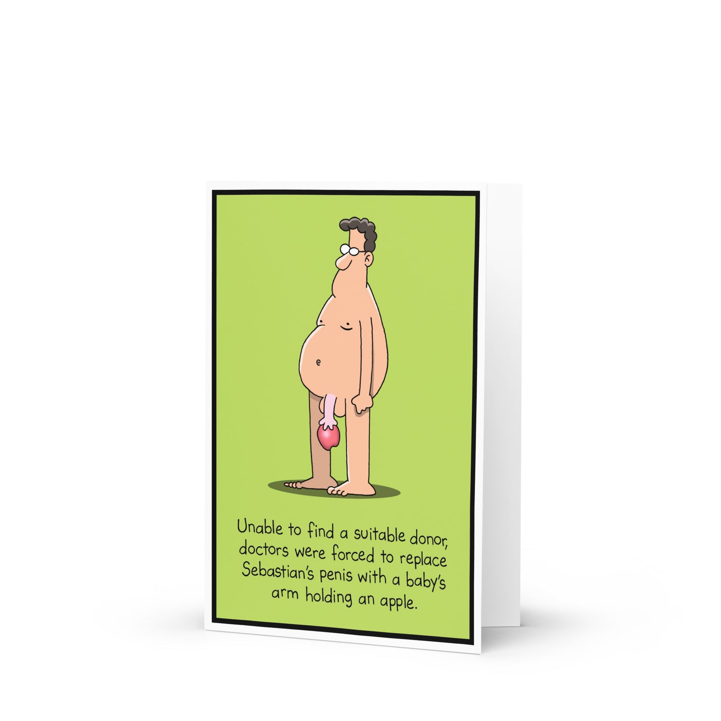 Suitable donor greeting card - Whyatt Cartoons