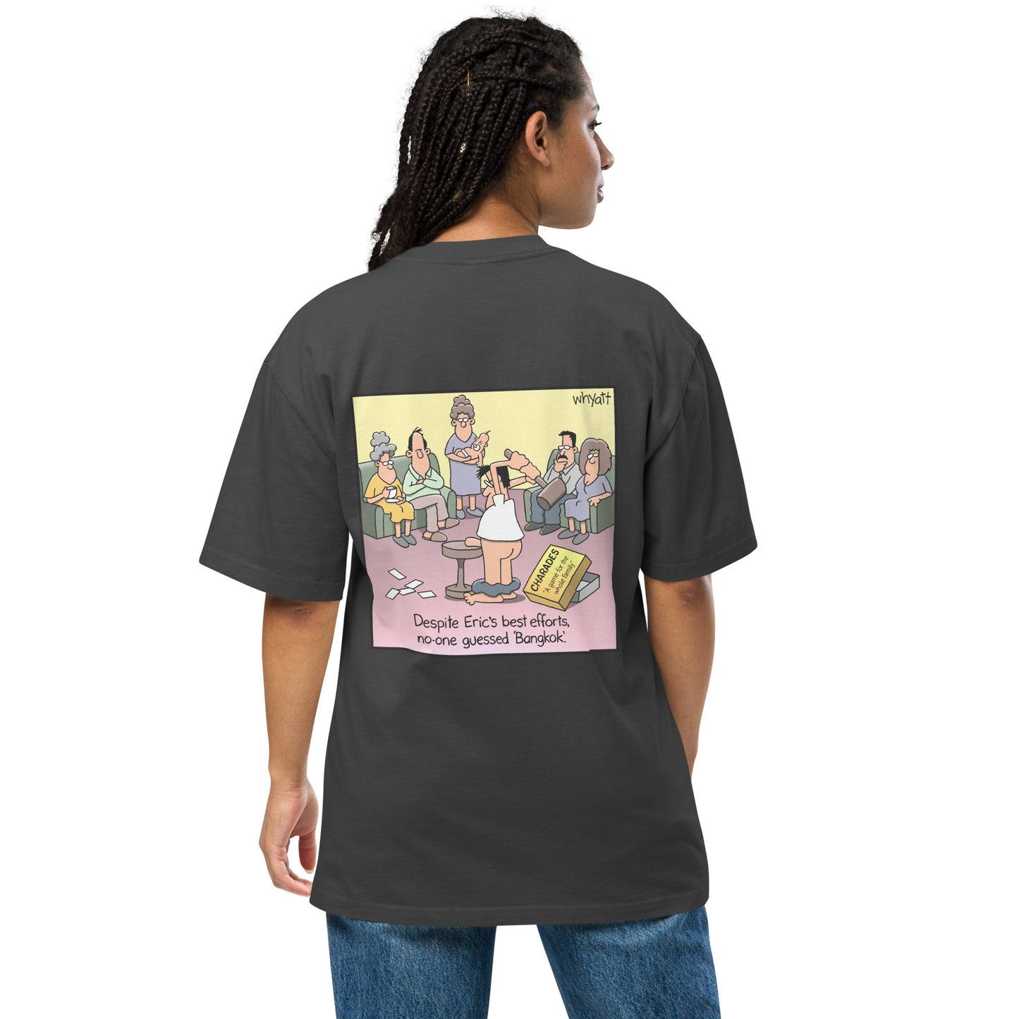 Bangkok Oversized faded t-shirt